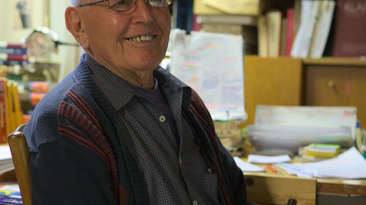 Joseph W. Manger op zijn 87e verjaardag