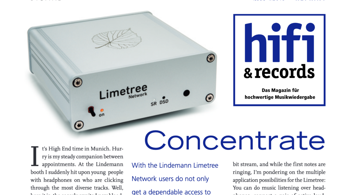 Hifi & Records test Lindemann Limetree Network